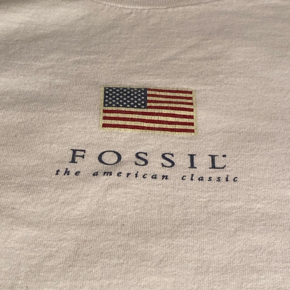 Vintage Fossil The American Classic 100% T Shirt - Picture 2 of 4
